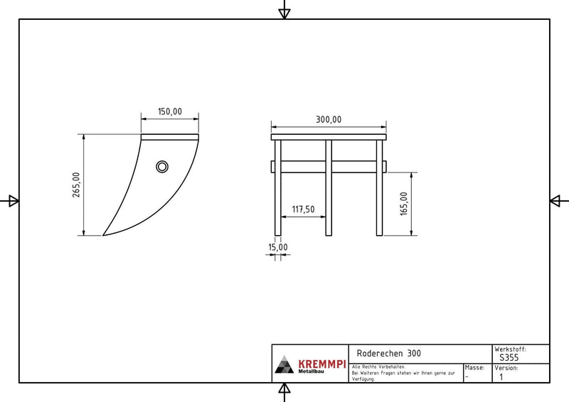 Roderechen Wurzelrechen Bagger MS01 MS03